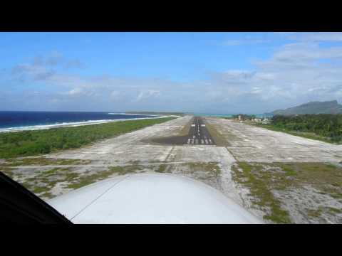 Youtube: Landing Bora Bora