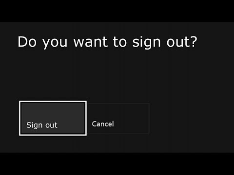 Youtube: Xbox One Sign Out Trolling