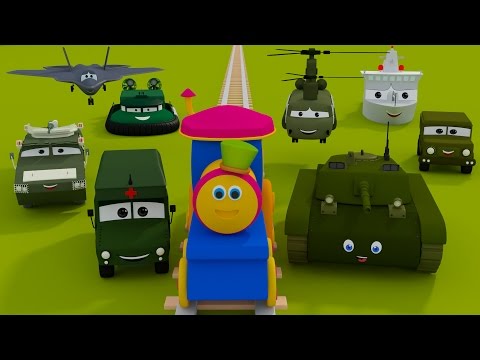 Youtube: Bob, die Bahn – Besuch im Militärlager | Bob, The Train - Visit to the Army Camp