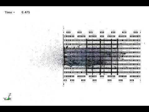 Youtube: 9/11: NIST WTC1 Aircraft Impact FEA Simulation - Side View