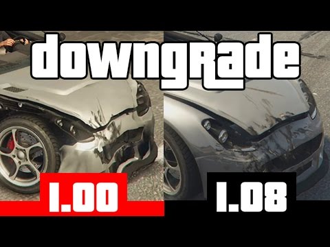 Youtube: GTAV DOWNGRADE | 1.08 VS 1.00 | Comparison