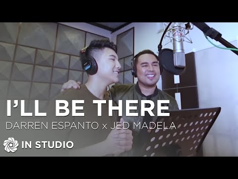 Youtube: I'll Be There - Darren Espanto and Jed Madela (Recording Session)