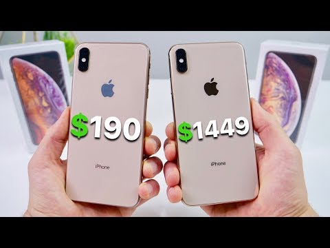Youtube: $190 Fake iPhone XS Max vs $1449 XS Max! (NEW)