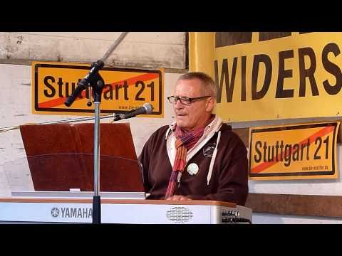 Youtube: Konstantin Wecker: Sage nein! - Grossdemo gegen Stuttgart 21, Schlossplatz, 16.10.2010