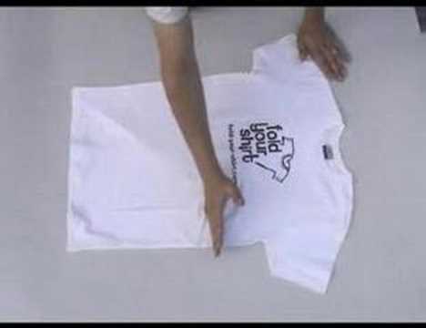 Youtube: T-shirts in 2 sek. falten