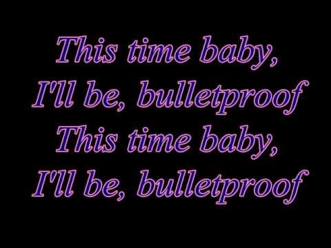 Youtube: Bulletproof - La Roux (Lyrics)