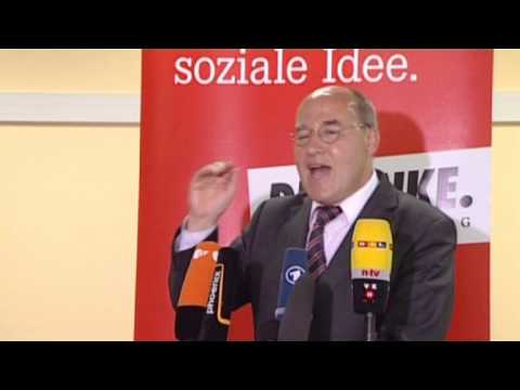 Youtube: Gregor Gysi, DIE LINKE: Bundesregierung beschließt Abschaffung der sozialen Marktwirtschaft