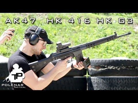 Youtube: AK47 vs HK 416 vs HK G3