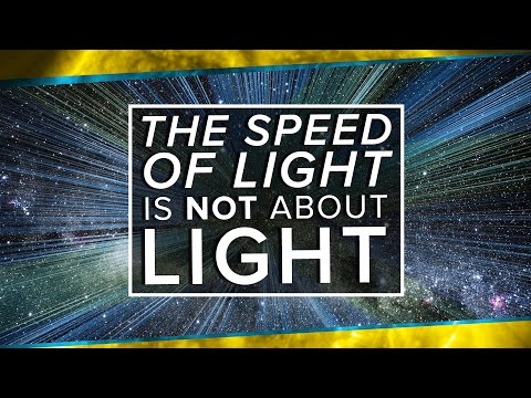 Youtube: The Speed of Light is NOT About Light