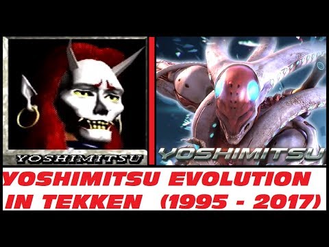 Youtube: Yoshimitsu Evolution from TEKKEN 1 to TEKKEN 7 (1995-2017)
