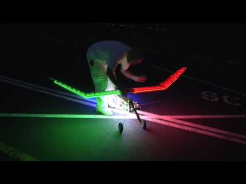 Youtube: Radio Controlled Night flyer airplane LED UFO