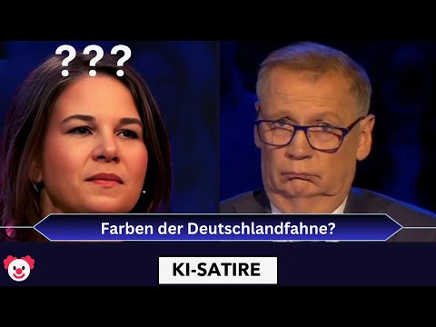 Youtube: Annalena Baerbock bei "Wer wird Millionär?" | KI Parodie 10