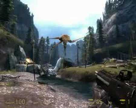 Youtube: Half Life 2 Episode 2: Dog vs. Strider