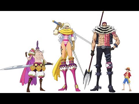 Youtube: One piece character size comparison Final Edition
