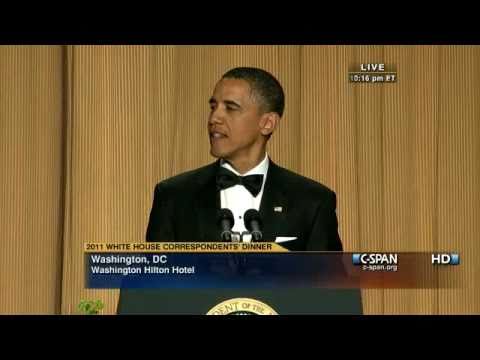 Youtube: C-SPAN: President Obama at the 2011 White House Correspondents' Dinner