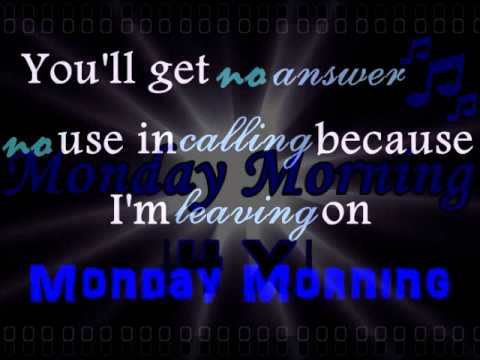Youtube: Melanie Fiona - Monday Morning ( with Lyrics ) ♫♫♫