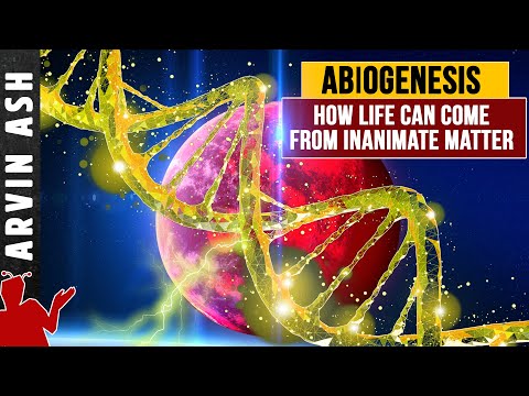 Youtube: How did life begin? Abiogenesis. Origin of life from nonliving matter.