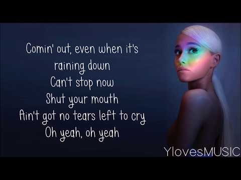 Youtube: Ariana Grande - No Tears Left To Cry (Lyrics)