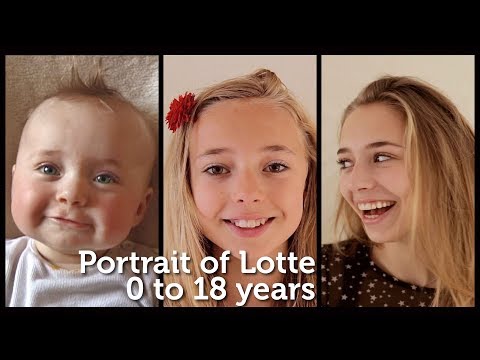 Youtube: Portrait of Lotte, 0 to 18 years