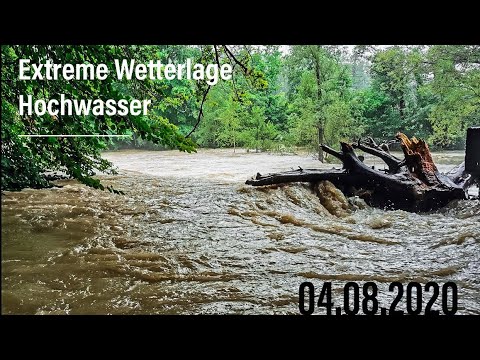 Youtube: Prien am Chiemsee extreme Wetterlage Hochwasser 04.08.2020 #Deutschland #Bayern #Rosenheim #Fluss
