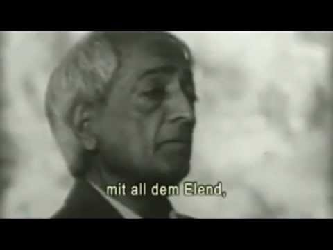 Youtube: Revolution des Bewusstseins, Jetzt! - Jiddu Krishnamurti