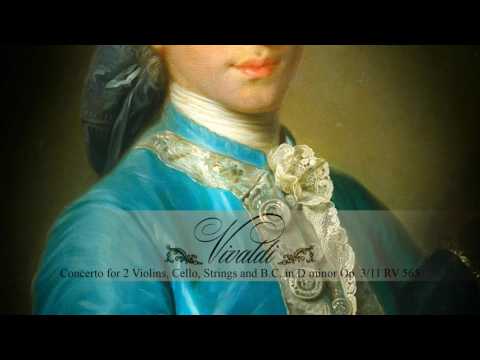 Youtube: A. VIVALDI: Concerto for 2 Violins and Cello in D minor Op. 3/11 RV 565, Akademie für Alte Musik