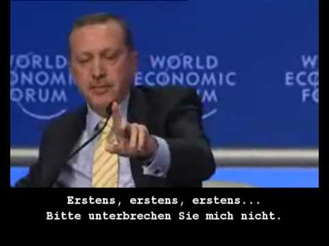 Youtube: Recep Tayyip Erdogan DAVOS bewegende Worte (deutsch untertitel) FREE PALÄSTINA