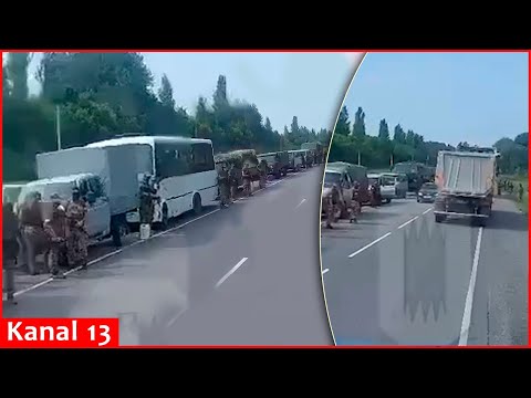 Youtube: Images of large “Wagner" column moving on road connecting Moscow to Rostov