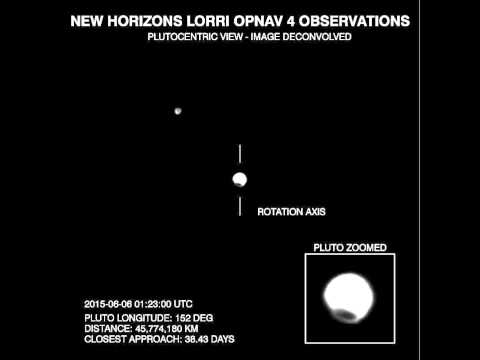 Youtube: New Horizons Images of Pluto and Charon