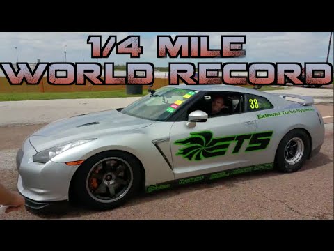 Youtube: INSANE ETS GTR - 7.49@189mph GTR 1/4 Mile World Record- Tx2k15