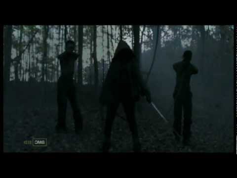 Youtube: The Walking Dead - Michonne Saves Andrea