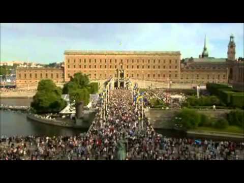 Youtube: The Swedish anthem at the Swedish royal wedding 19th June 2010