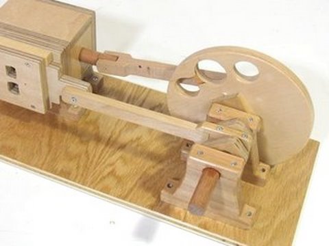 Youtube: Wooden air engine