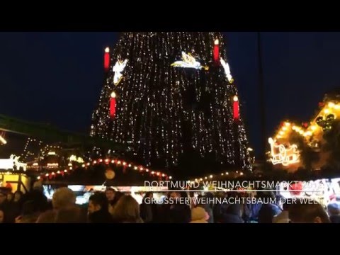 Youtube: Biggest Christmas Tree of the World (Real Trees) | Germany | Dortmund Weihnachtsmarkt 2013