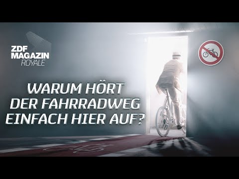 Youtube: Jan Böhmermann - "Warum hört der Fahrradweg einfach hier auf?" | ZDF Magazin Royale