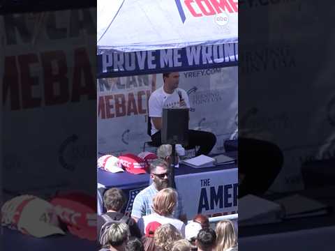 Youtube: Charlie Kirk's final moments before deadly shooting at Utah event
