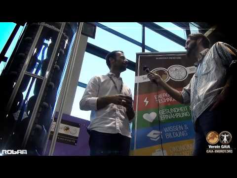 Youtube: Verein GAIA auf der Herbstmesse 2014 mit Auftriebskraftwerk der Firma Rosch