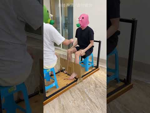 Youtube: Quick—tell your friends to come watch the Foot-Out Challenge!#funny #happy #comedy