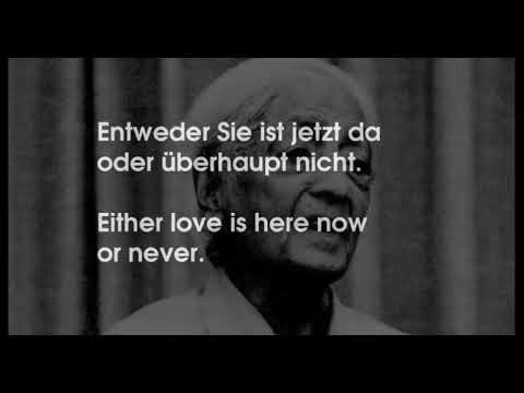 Youtube: jiddu krishnamurti deutsch german