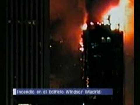 Youtube: Torre Windsor - collapse and molten metal