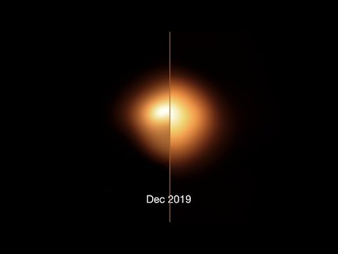 Youtube: Betelgeuse before and after dimming (animated)