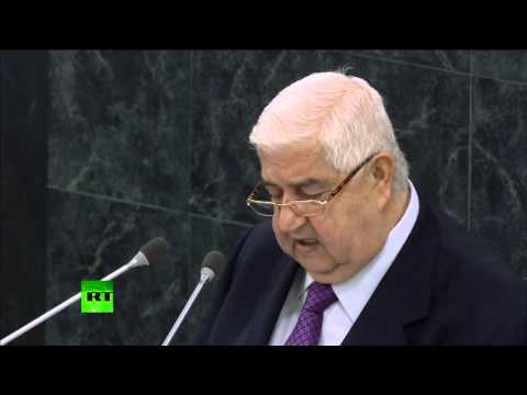 Youtube: 'Terrorists from 83 countries fighting in Syria' - FM to UN Assembly 2013 (FULL SPEECH)