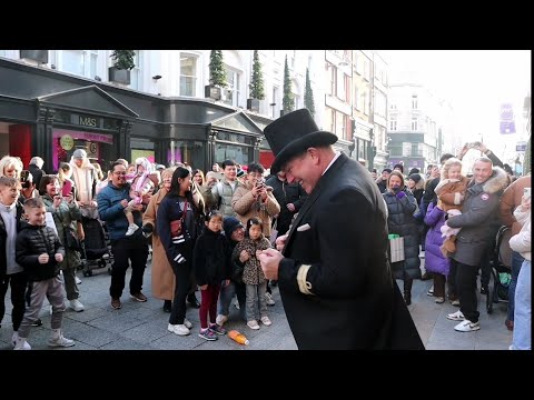 Youtube: Amazing Scenes On Grafton Street As Department Store Doorman (Sean) Steps Out To Perform...