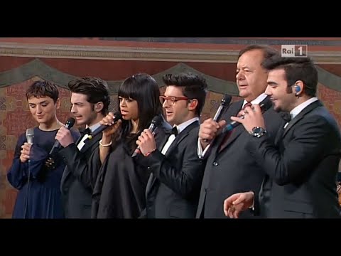 Youtube: Happy Xmas (War Is Over)  Arisa, Il Volo, Stacy Francis, and Paul Sorvino  Live RAI TV