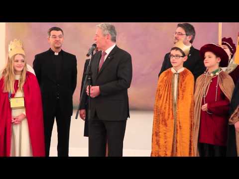 Youtube: Sternsinger bei Bundespräsident Joachim Gauck