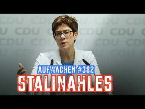 Youtube: Aufwachen #382: AKK, Nahles, Wahlberichterstattung, Trump & der Wolf