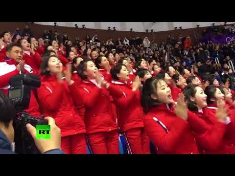 Youtube: North Korean cheerleaders stealing the show at Winter Olympics