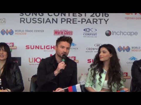 Youtube: ESCKAZ in Moscow: Russian Eurovision party press conference Part 1