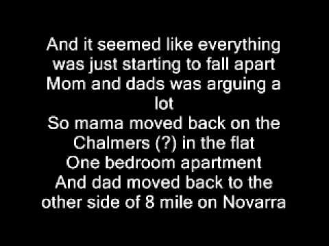 Youtube: Eminem - Mockingbird Lyrics