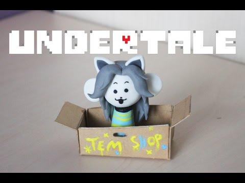 Youtube: Undertale | Temmie | Polymer clay | Tutorial